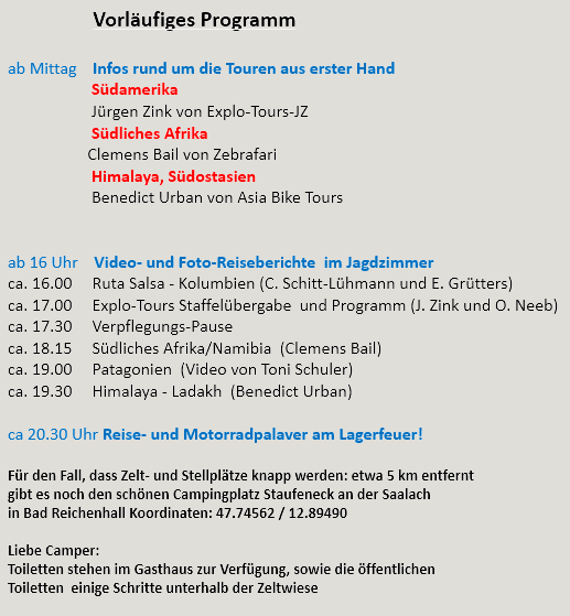 Gurkentreff Programm 2026